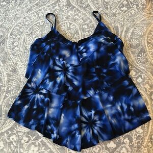 Aqua Green Tankini Top Size M NWT